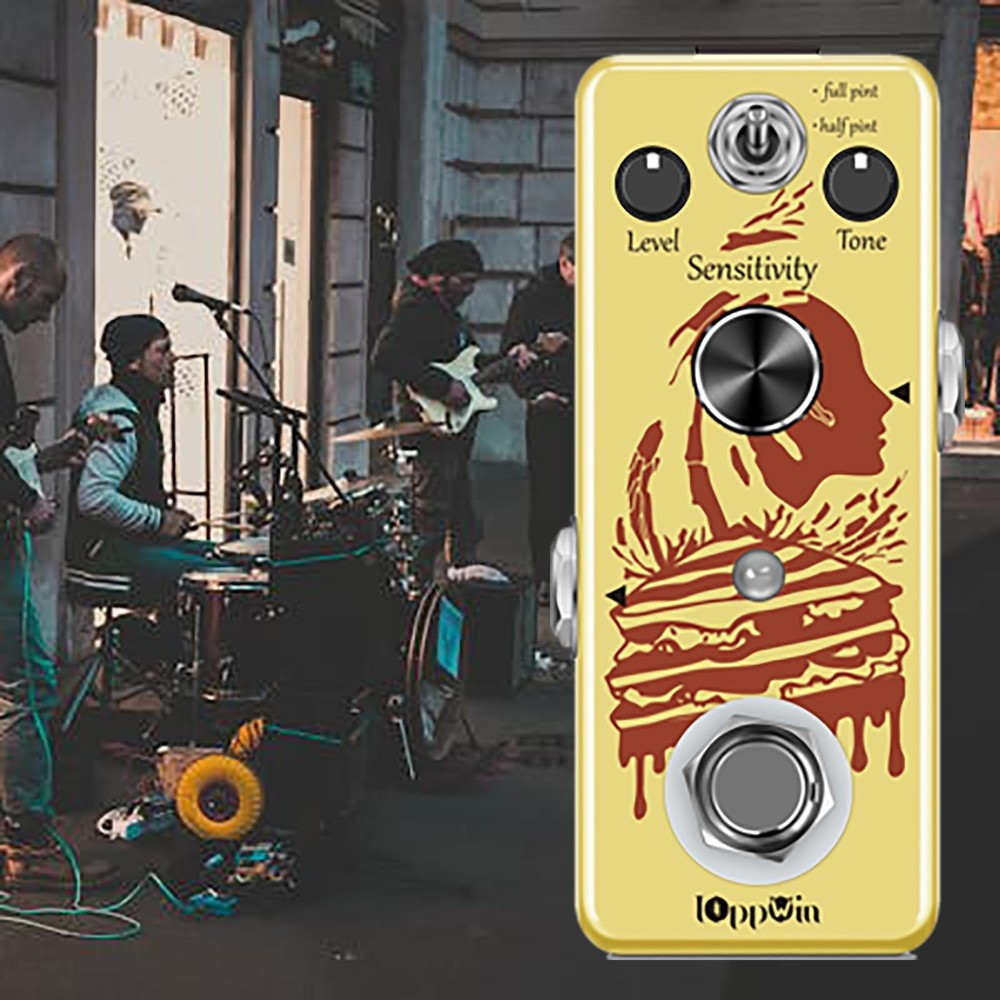 IOppWin COMP Optical Compressor Pedal - Classic Smooth Dynamics Yellow