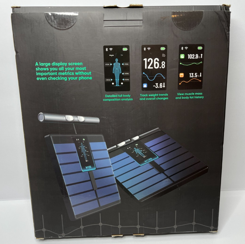 Wyze Scale Ultra BodyScan Smart Scale with Handle – Wi-Fi & Bluetooth Body