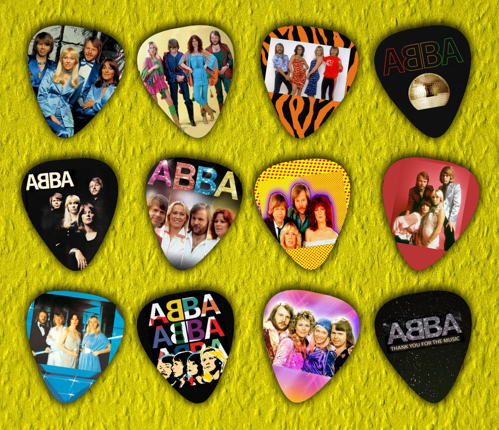 ABBA  Guitar Picks Set of 12
