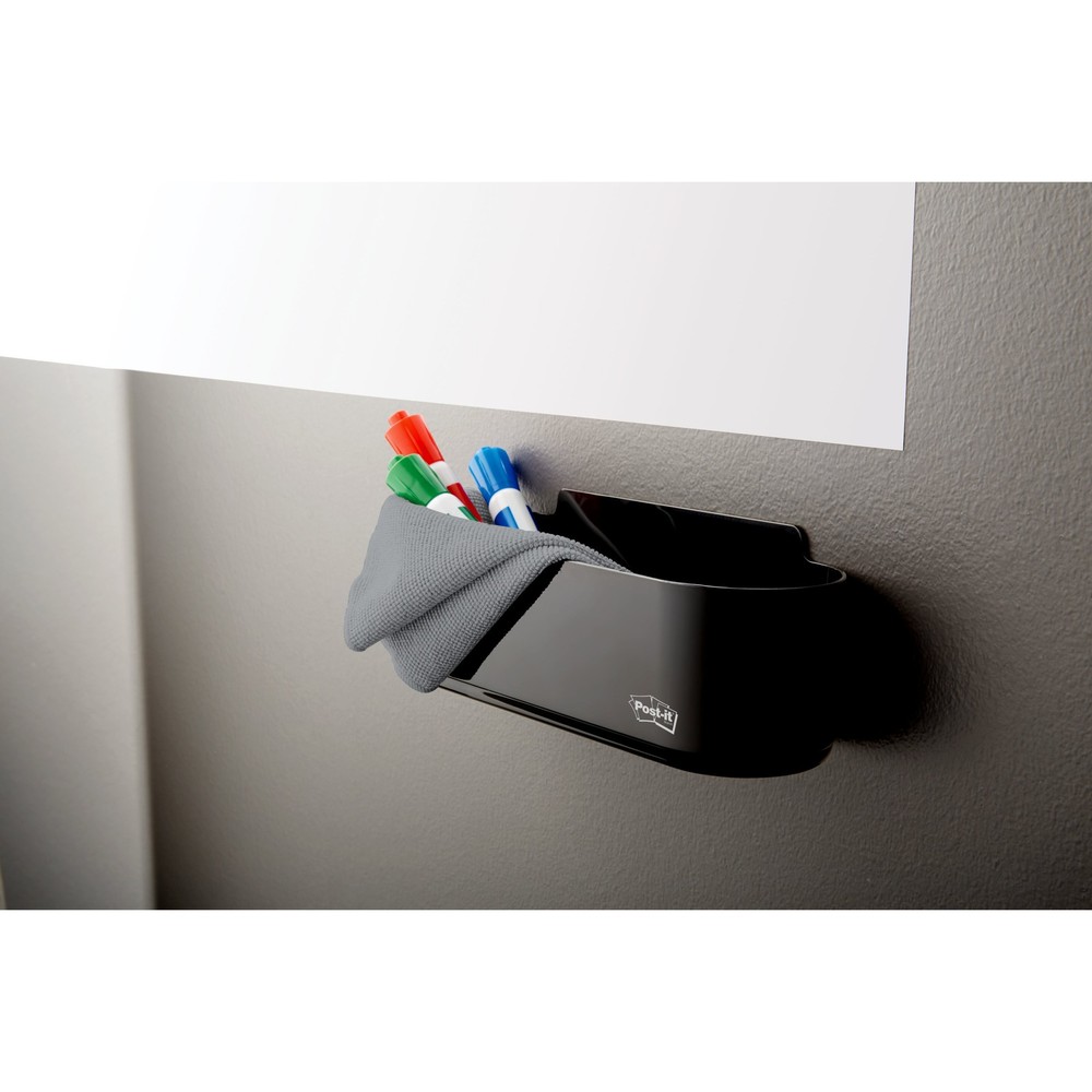 Post-it Dry-Erase Accessory Tray: tray (Black)