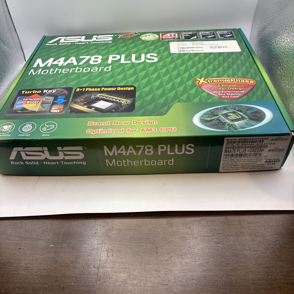 Retro Motherboard ASUS M4A78 PLUS+