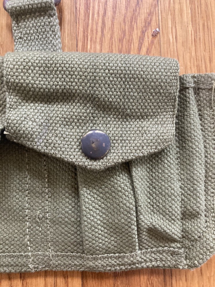 WWII P37 Canada Canvas Double Ammo Pouch