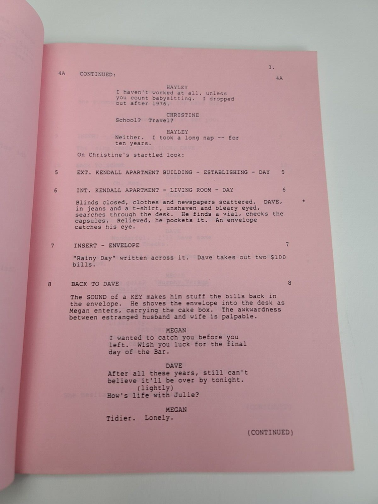 HOTEL / Kimmer Ringwald 1986 TV Series Script, Claudia Lonow "Fast Forward"
