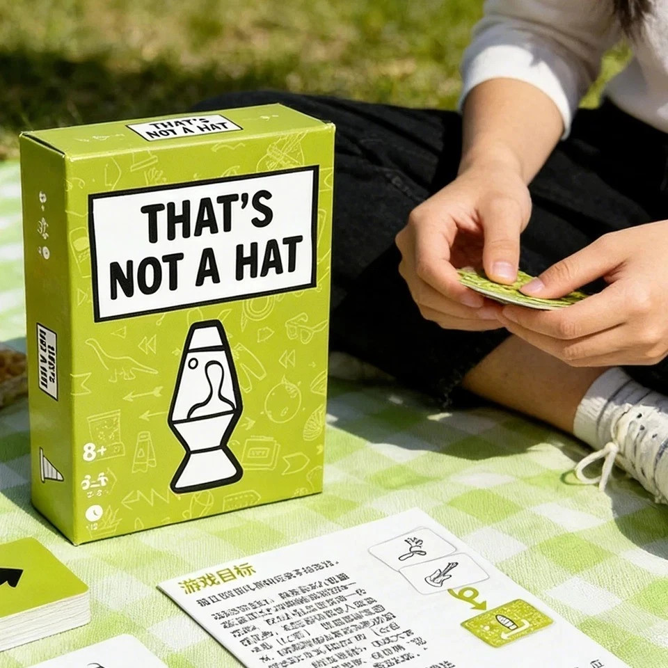 That'S Not a Hat - Fun Bluffing & Memory Party Game for All Ages Components