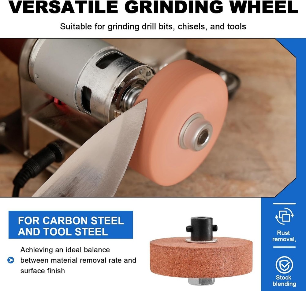 Electric Mini Belt-Sander Knife Sharpener,7 Speeds Portable Sanding Machine