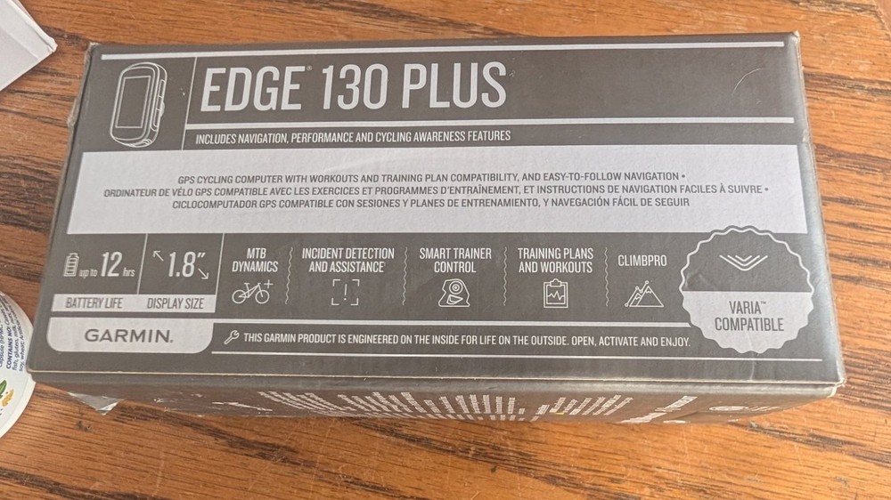 Garmin Edge 130 Plus GPS Bicycle Computer - Black