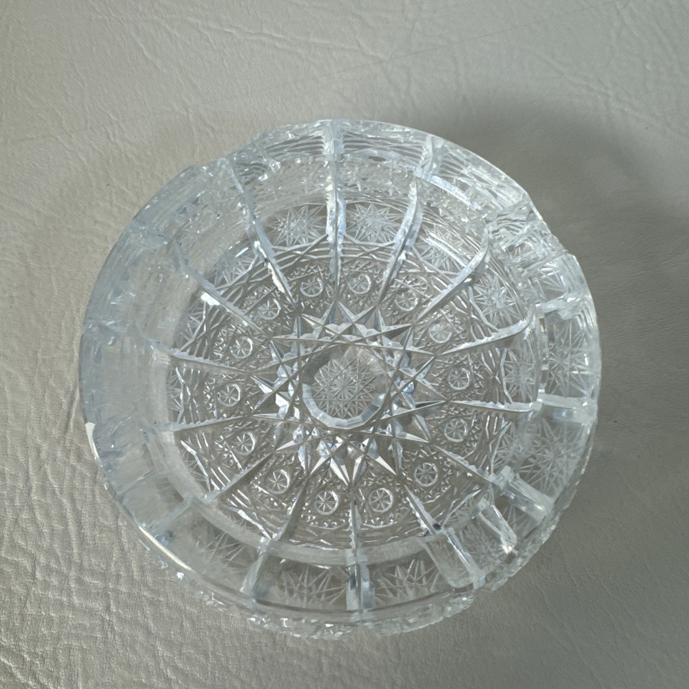 Crystal Clear Ashtray 4 1/2 Inch