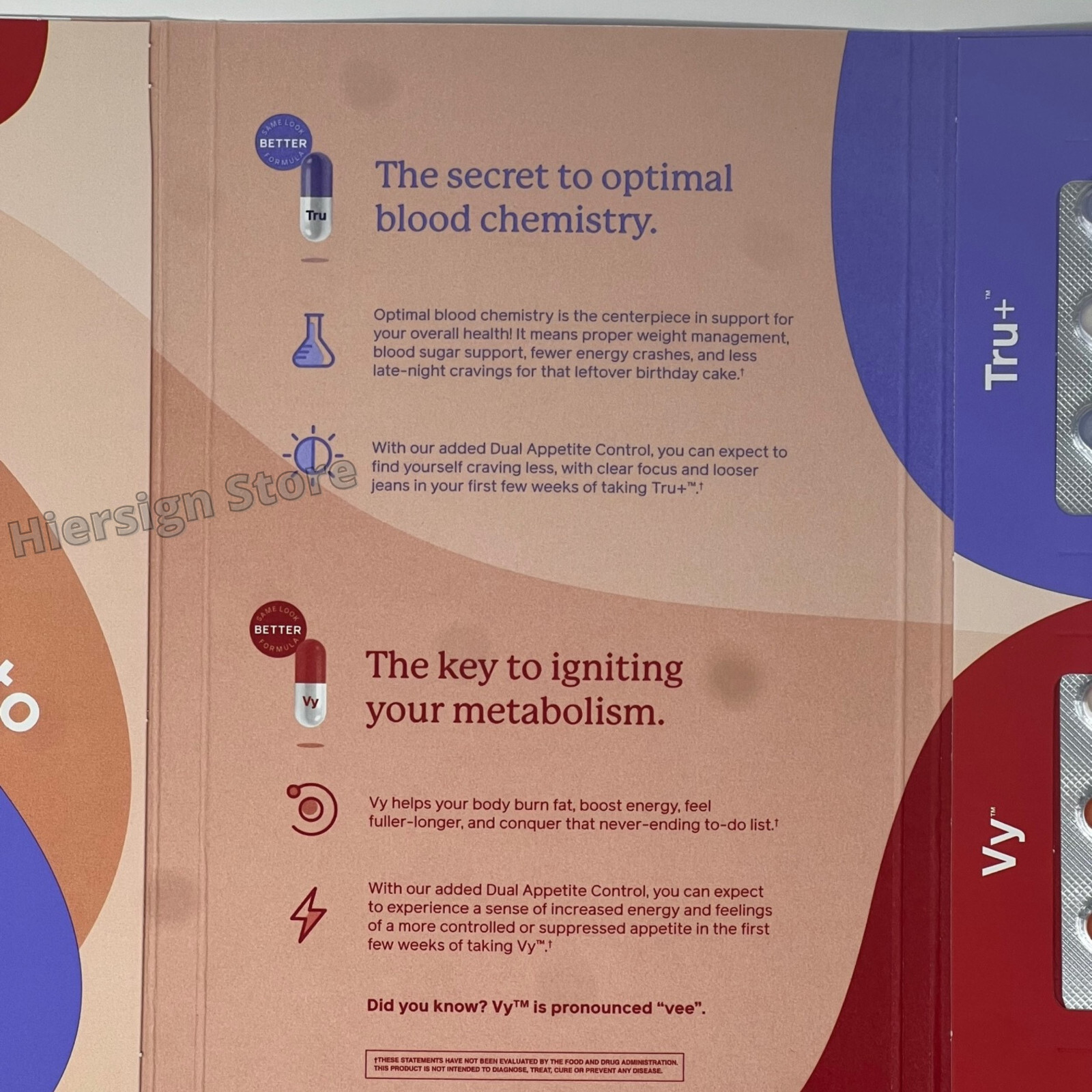 4 Week Tru + Vy Combo by TRUVY (*New* TruVision Formula) Weight Loss Supplement