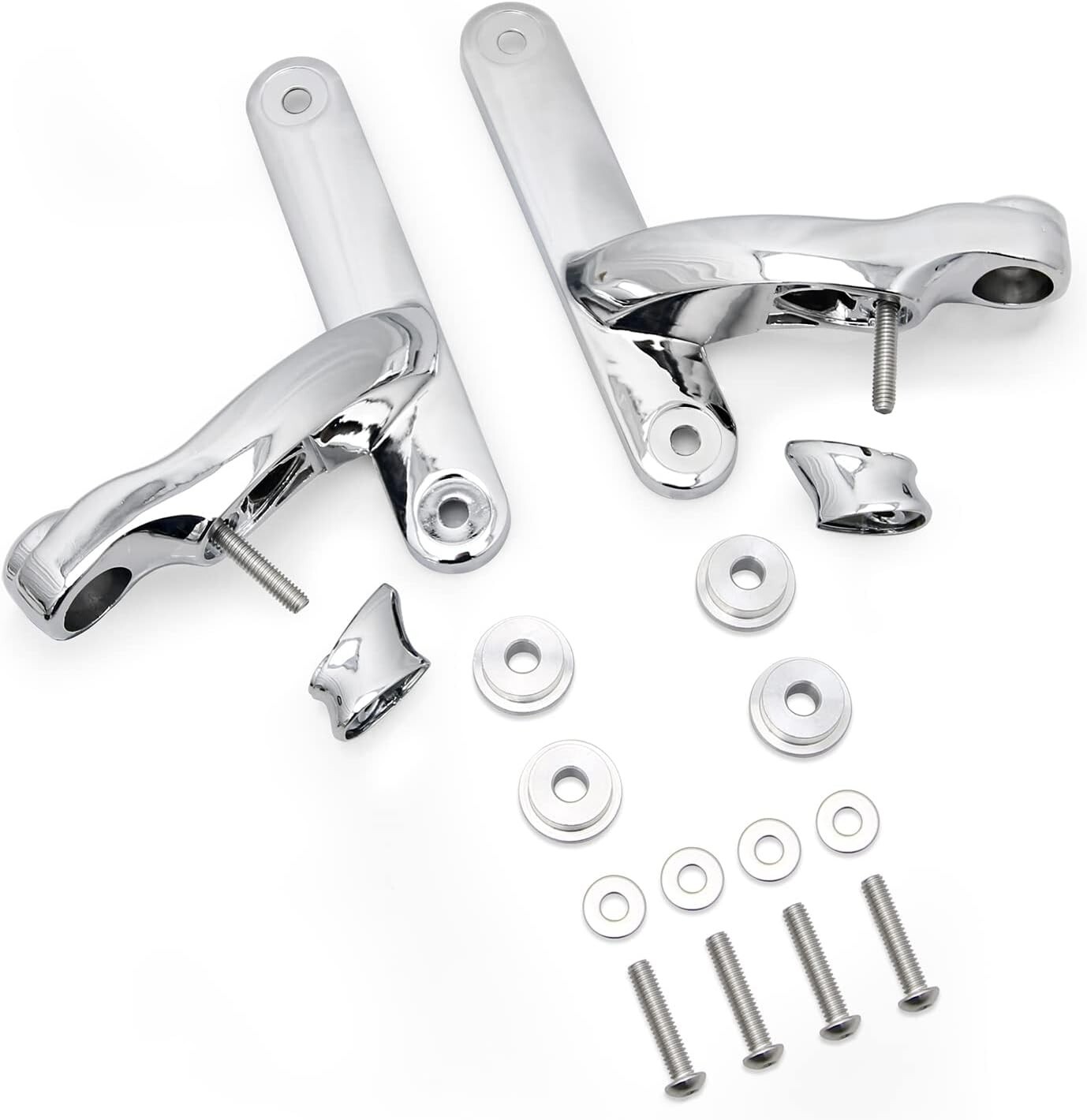 4.5" Passing Fog light housing Bracket mounting for harley touring street glide