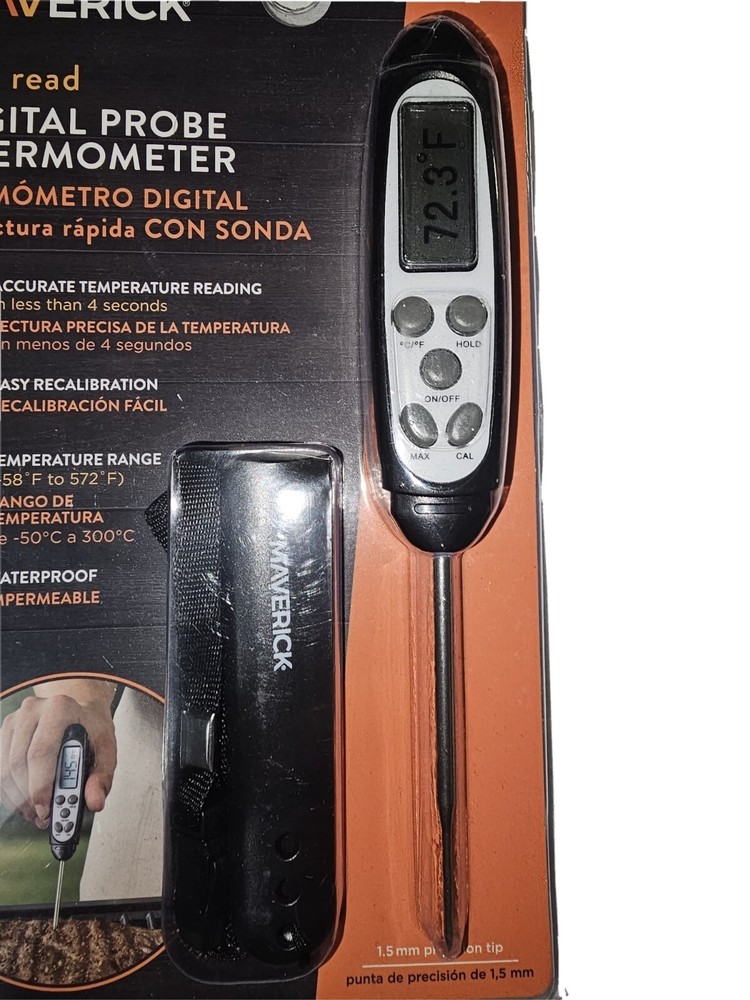 Maverick Fast Read Digital Probe Thermometer 4 Second Read, Waterproof