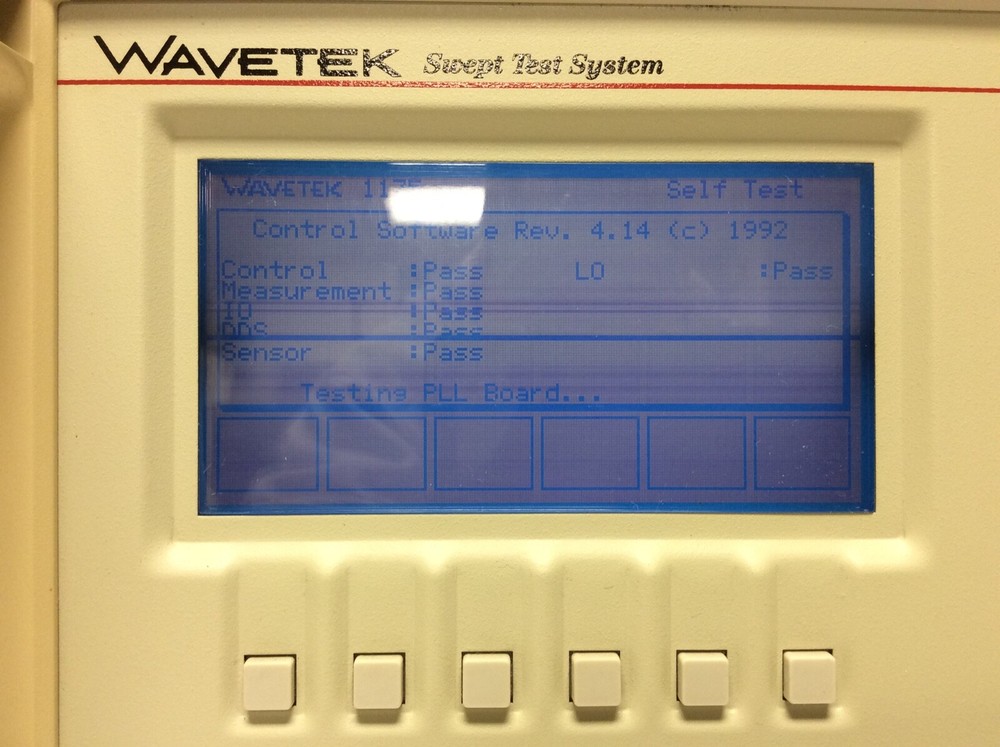 Wavetek Sweep Test System Benchmark 1175 RF Scalar Analyzer Manual & 2 Cables