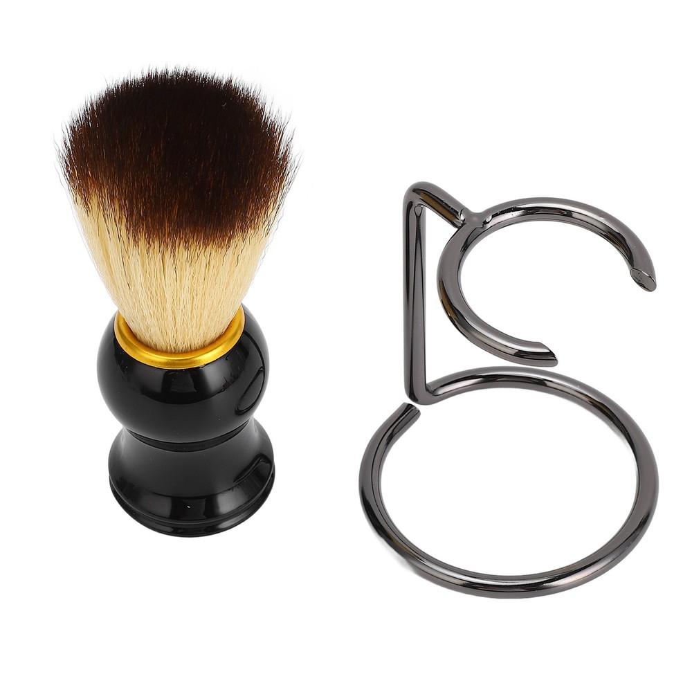 Curved Handle Shaving Brush Set For Comfortable Shaving Experience