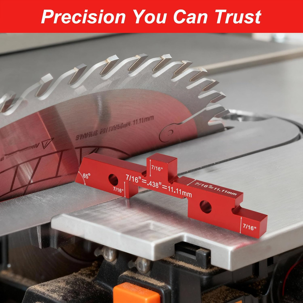 Setup Blocks Woodworking 14Pcs Aluminum Setup Bars with Case Setup Blocks Height