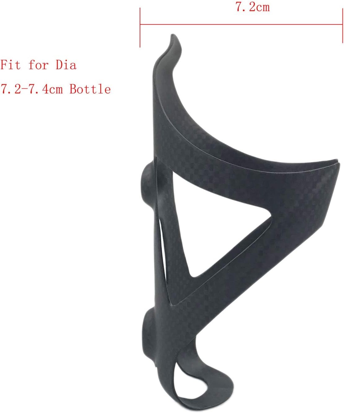 Water Bottle Cage, 3k Matte Full Carbon Fiber Lightweight and Strong 2 PCS