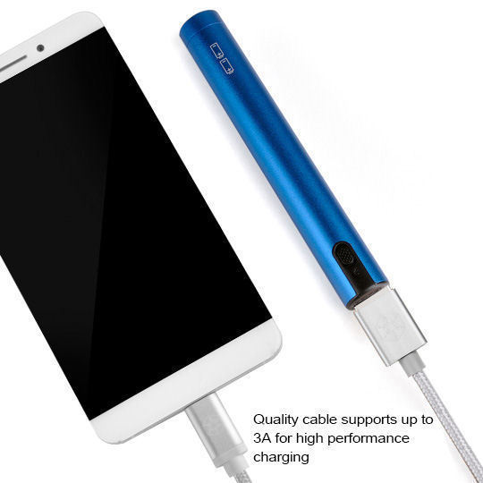 Silverstone CPU04C-1000 (Charcoal, 3.3ft) Reversible USB-A to USB TYPE-C Cable