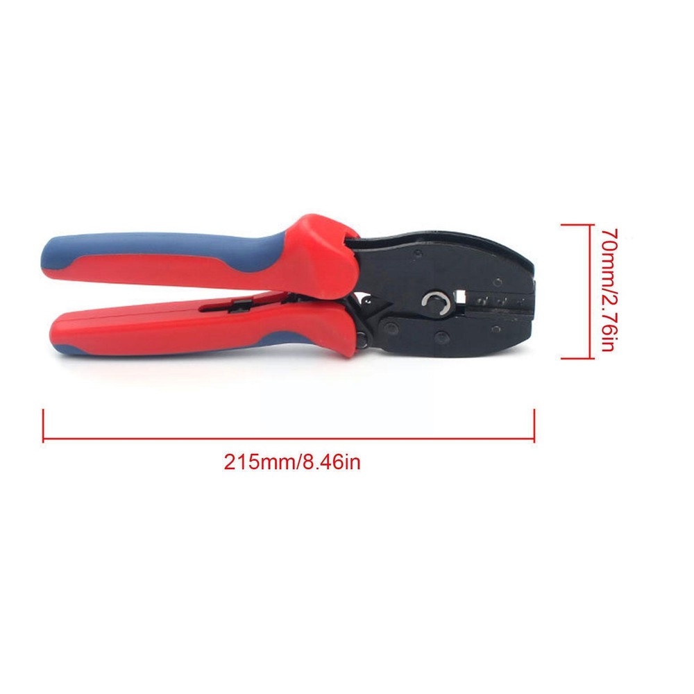 12/24PCS Solar Panel Cable Wire Connectors Crimper PV Crimping Pliers Tools Set