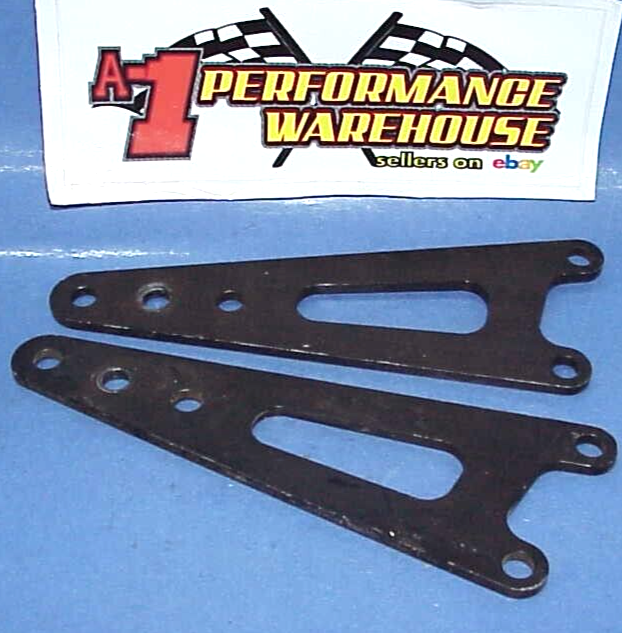 2 Billet Aluminum Quick Change Rear End Pull Bar/Torque Upper 3rd Link Brackets