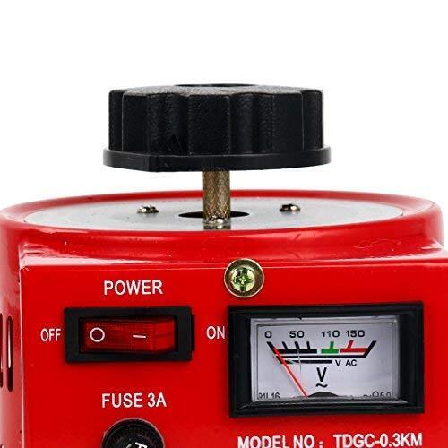 3Amp Variable Voltage Transformer 300VA 0-130V Automatic Voltage Converter