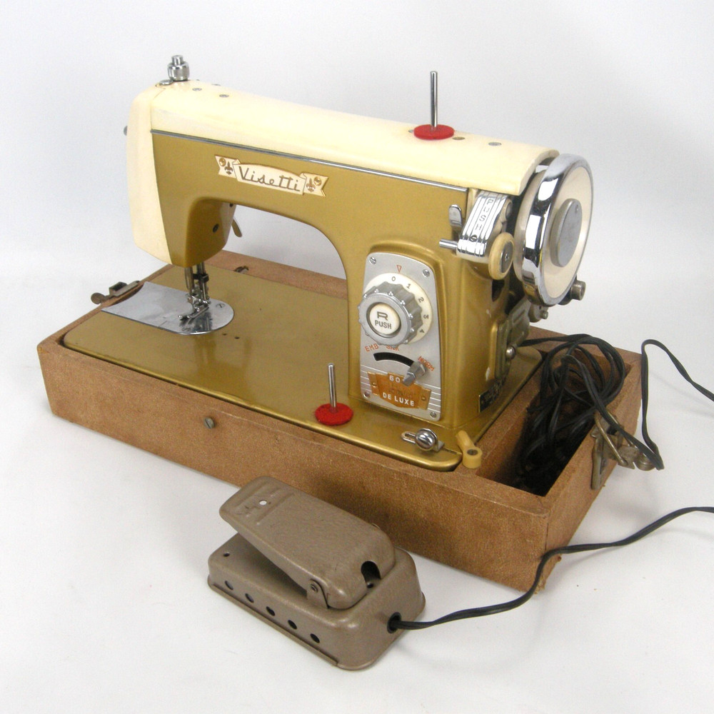 Visetti 600 Precision Push Button De Luxe Sewing Machine Pedal Case