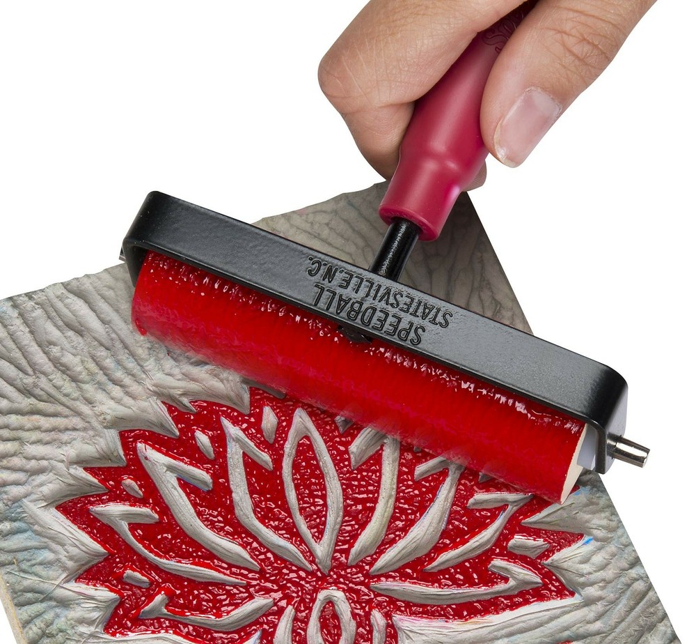 Speedball Deluxe Soft Rubber Brayer, 2-Inch