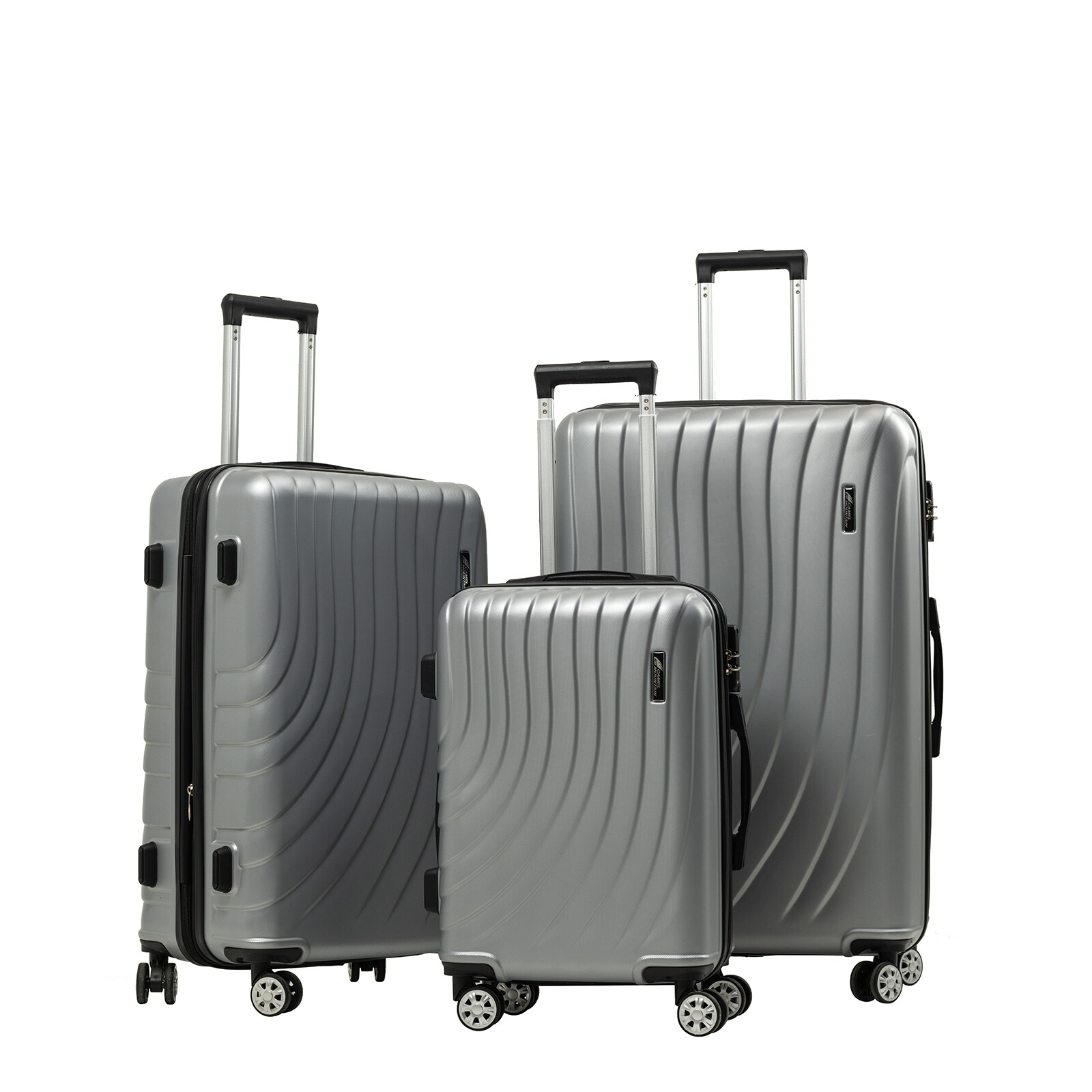 Luggage Sets 3 Piece Expandable Suitcase TSA Lock Double Spinner Wheels HardSide