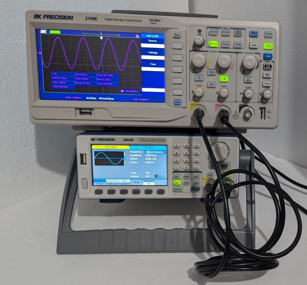 BK Precision 4064B Dual CH 120 MHz Function Arbitrary Waveform Generator. Used