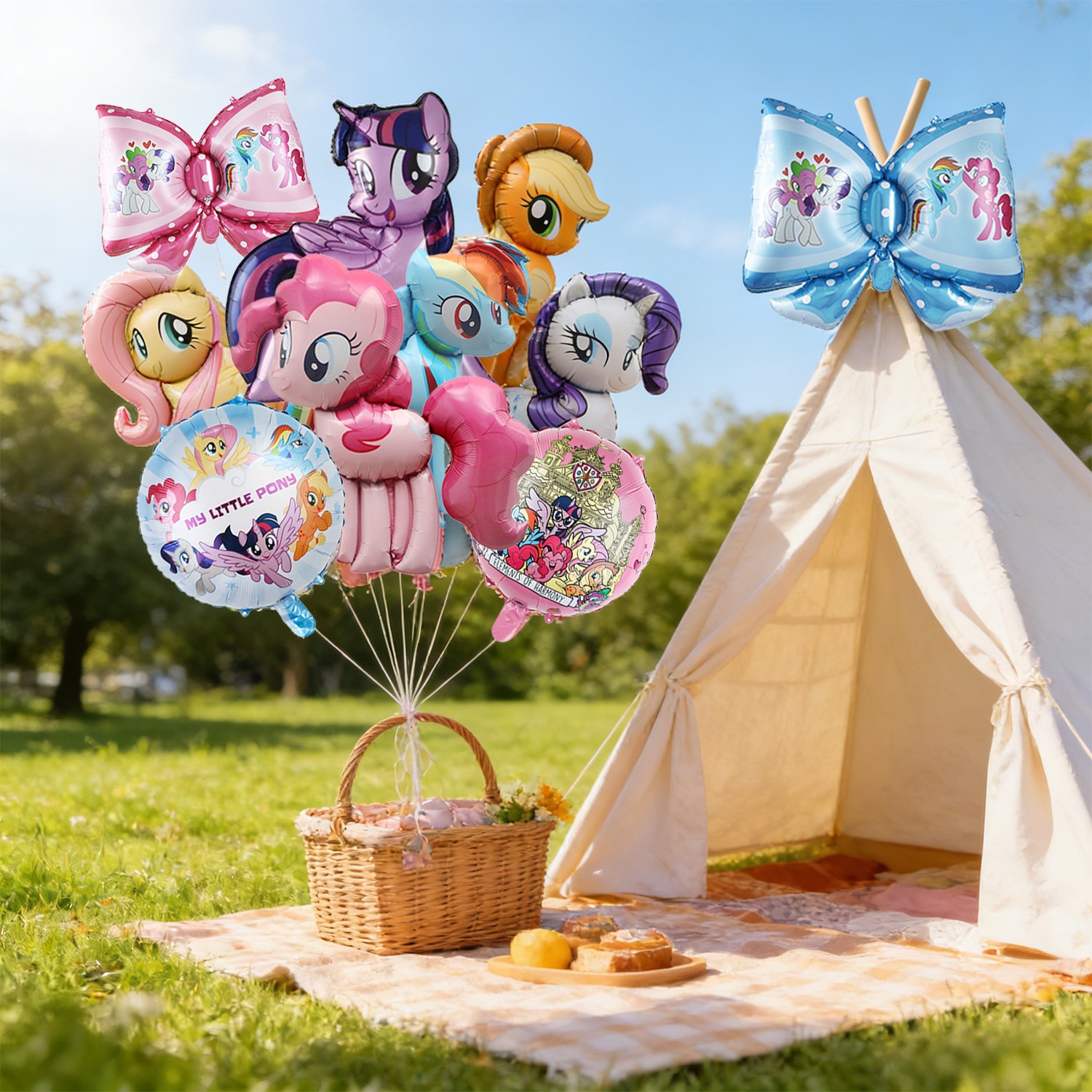 My Little Pony Foil Balloons Set My Little Pony Birthday Party Decoration Kids