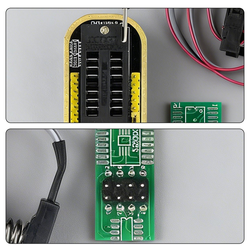 CH341A SOIC8 SOP8 Flash Chip EEPROM Programmer IC BIOS Test Clips 24 25 SeriesBC