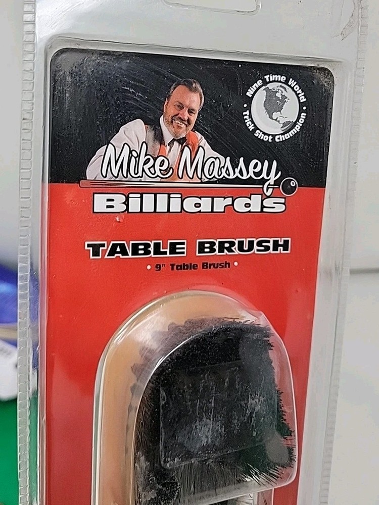 Pool Table Brush - Mike Massey, 9 , New Sealed