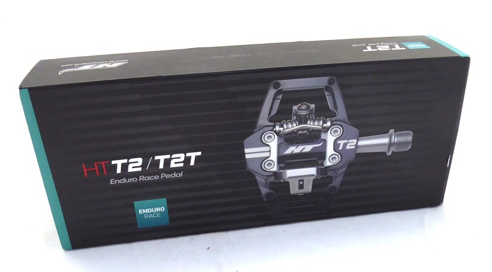 HT Pedals T2 Clipless Platform Pedals CrMo - Royal Blue