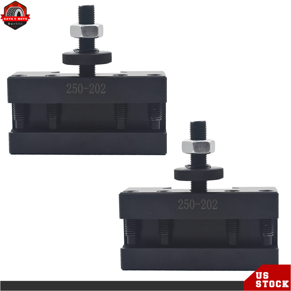 2Pack BXA 250-202 #2 Quick Change Turning Facing & Boring Tool Post Holder New
