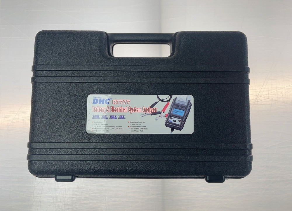 DHC RT777 Pro Battery Tester and Electrical System Analyzer