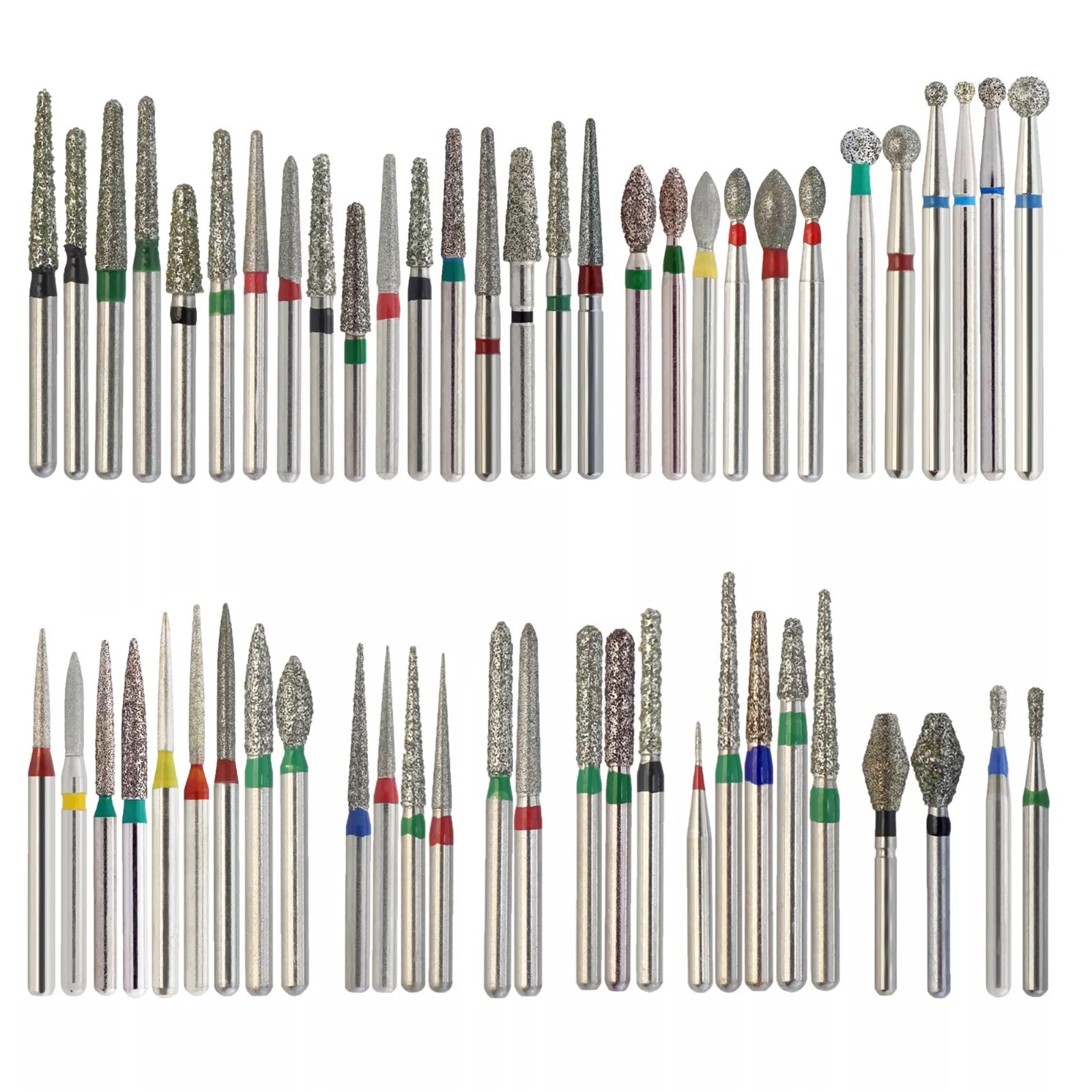 Dental Diamond Burs FG Surgical Long Round Taper High Speed Bur 850 856 Pear 330