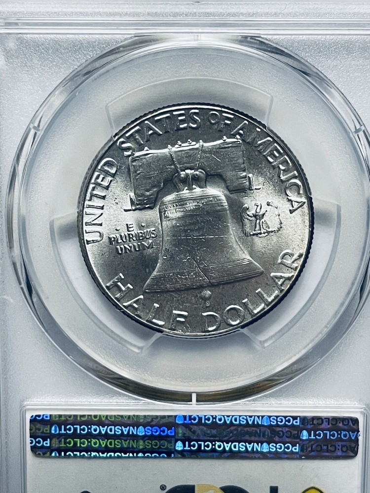 1958 Franklin Silver Half Dollar PCGS MS65