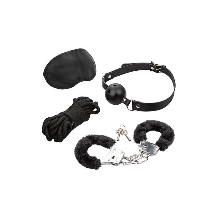 CalExotics Restraint Pleasure Kits Explorer Collection Black