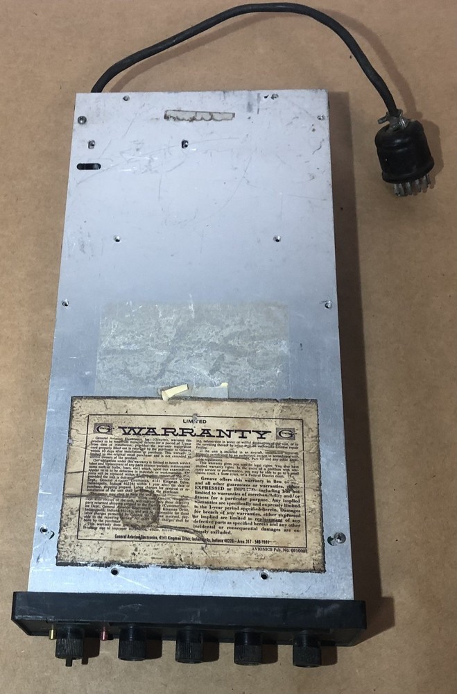 Genave BETA/5000 ATC Transponder BETA 5000 Untested-Parts