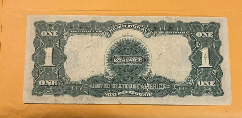 1899 Black eagle $1. silver certificate, date below serial number , XF