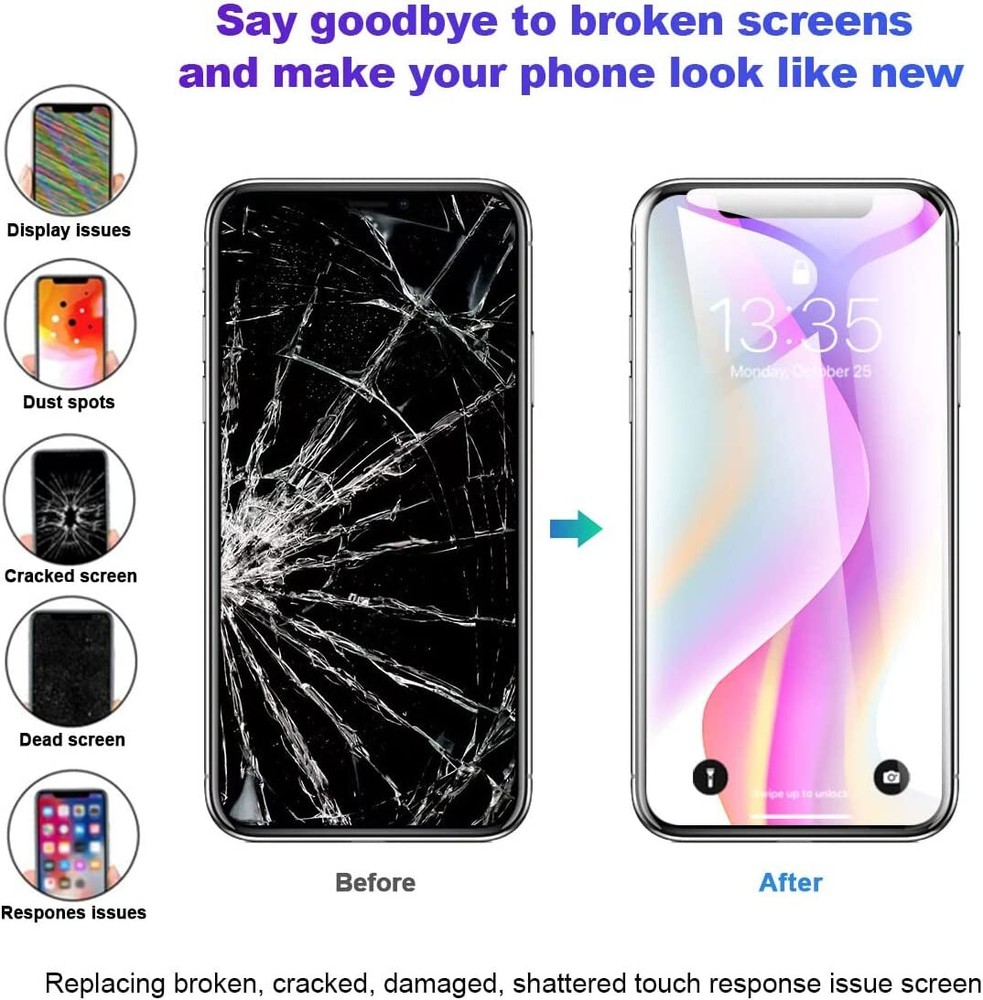 For iPhone 11 Pro Max Incell LCD Display Touch Screen Digitizer Replacement Kit