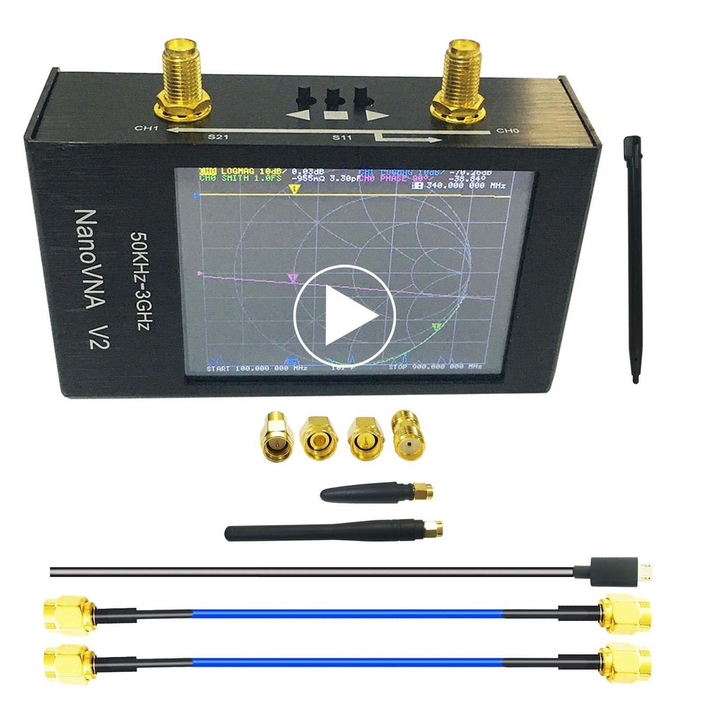 Nanovna V2 2.8 3g Saa2 Vector Network Analyzer 10khz~3ghz Shortwave Hf Vhf Uhf