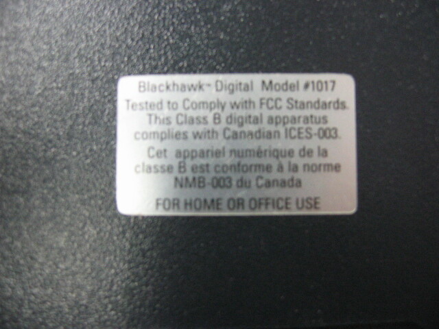 Gravis Model 1017 BlackHawk Digital Joystick