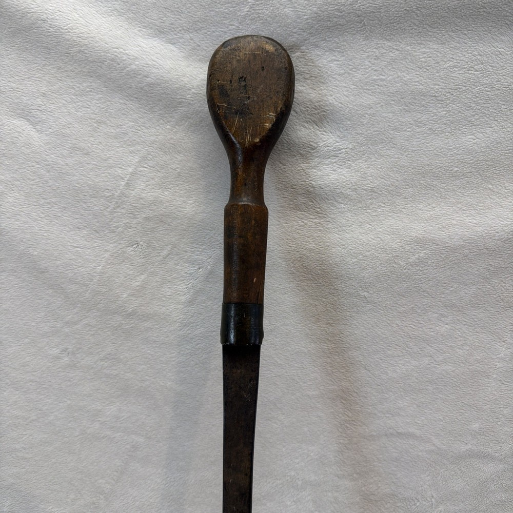 Antique 25” Flathead Screw Driver With Wood Handle