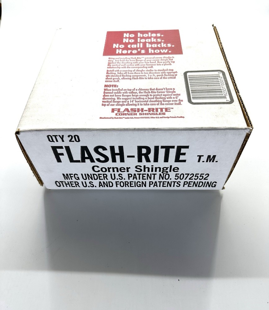 FlashRite Corner Shingle 20 Pack