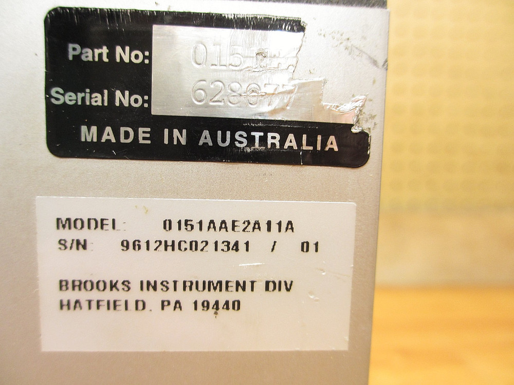 Brooks Instrument 0151AAE2A11A *USED POWERS UP* Flow Computer 0151E