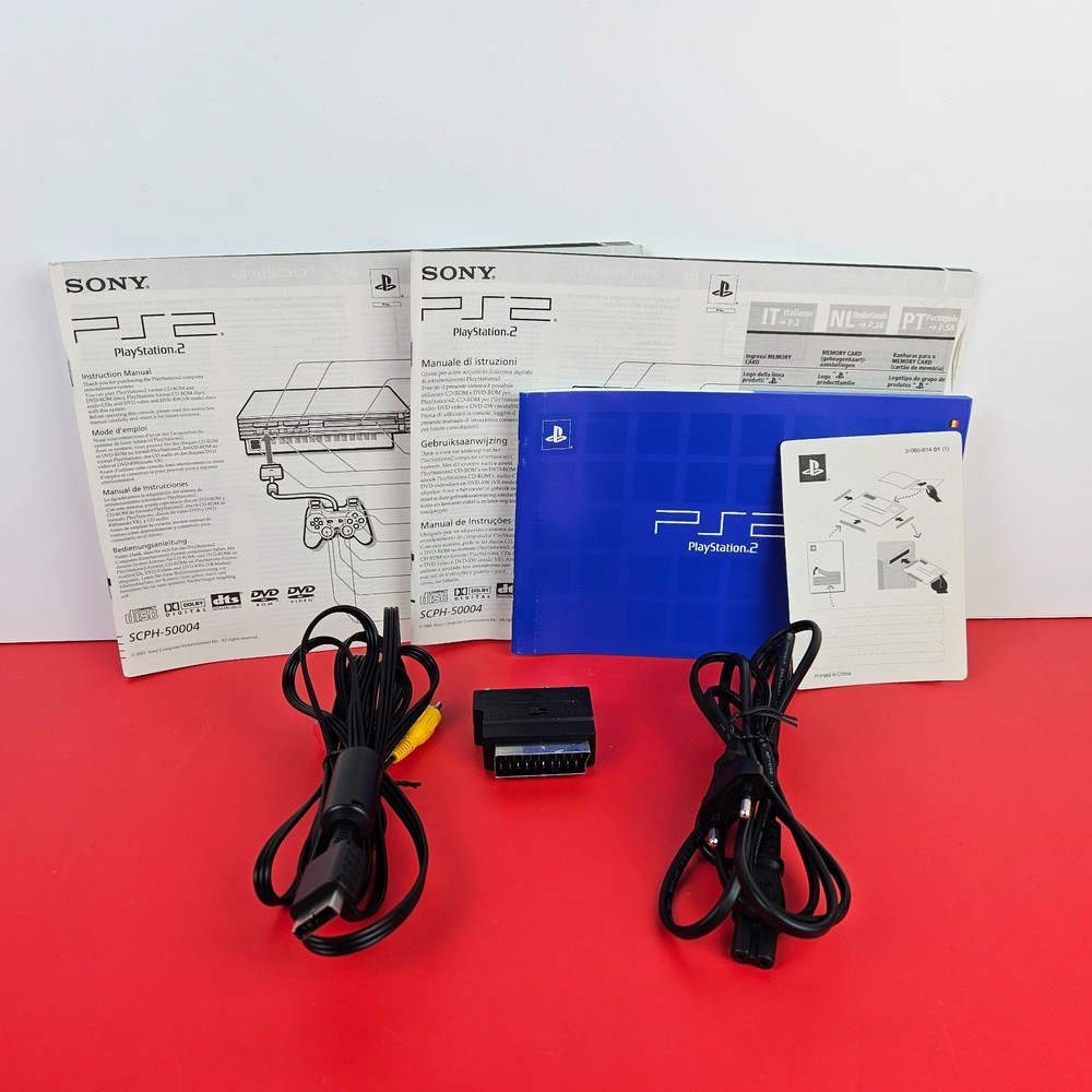 Sony Playstation 2 Console Scph 50004 - Ps2 Box Manual Controller COMPLETE