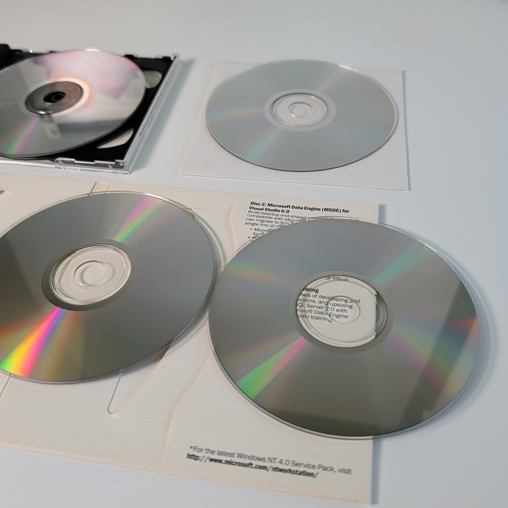 Microsoft Visual Basic 6.0 Professional Edition 203-00769 Clean Disks