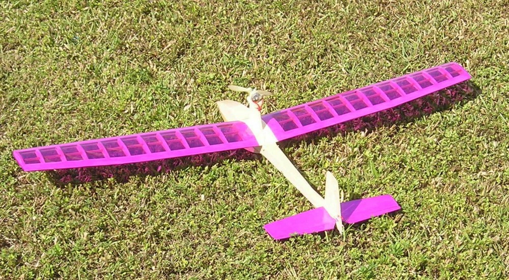 RCM JAVAL AERO PLAN + CONSTRUCTION ARTICLE ElectricPower Pod RC Model Sailplane