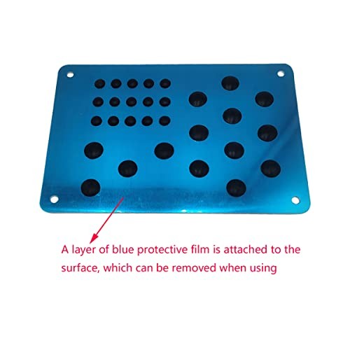 Car Truck Floor Mat Carpet Heel Pad Plate Rest Footrest Foot Pedal