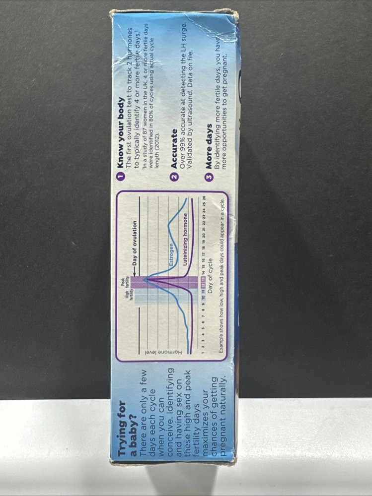 Clearblue Advanced Digital Ovulation Test 10 Count Exp.01/27 *Over 99% Accurate