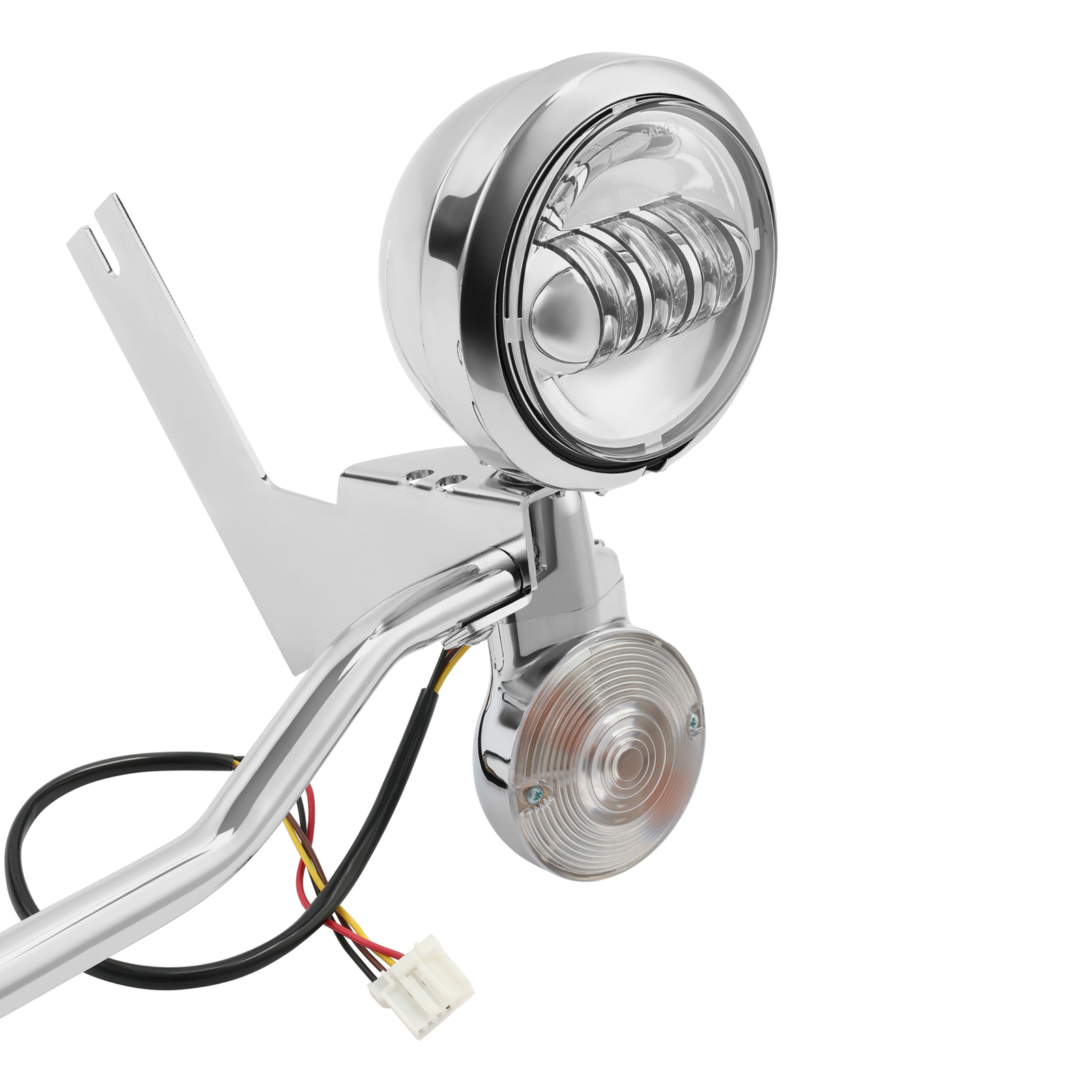 Led Passing Turn Signals Driving Fog Spot Light Bar For Harley Electra Glide 94+