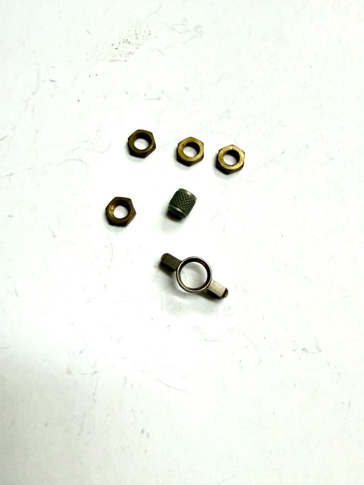 Justrite Carbide Lamp Lighter Nuts,Lighter Cap & Reflector Wing Nut,NOS